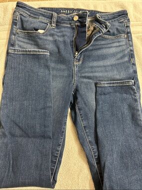 American Eagle Outfitters Men’s Dark Blue Slim Straight Jeans